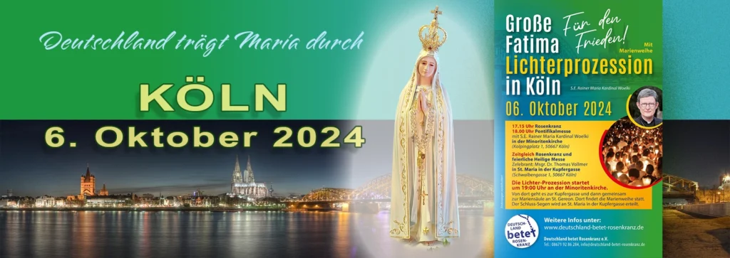 Die Fatima-Lichterprozession in Köln: Reaktionen & Berichte